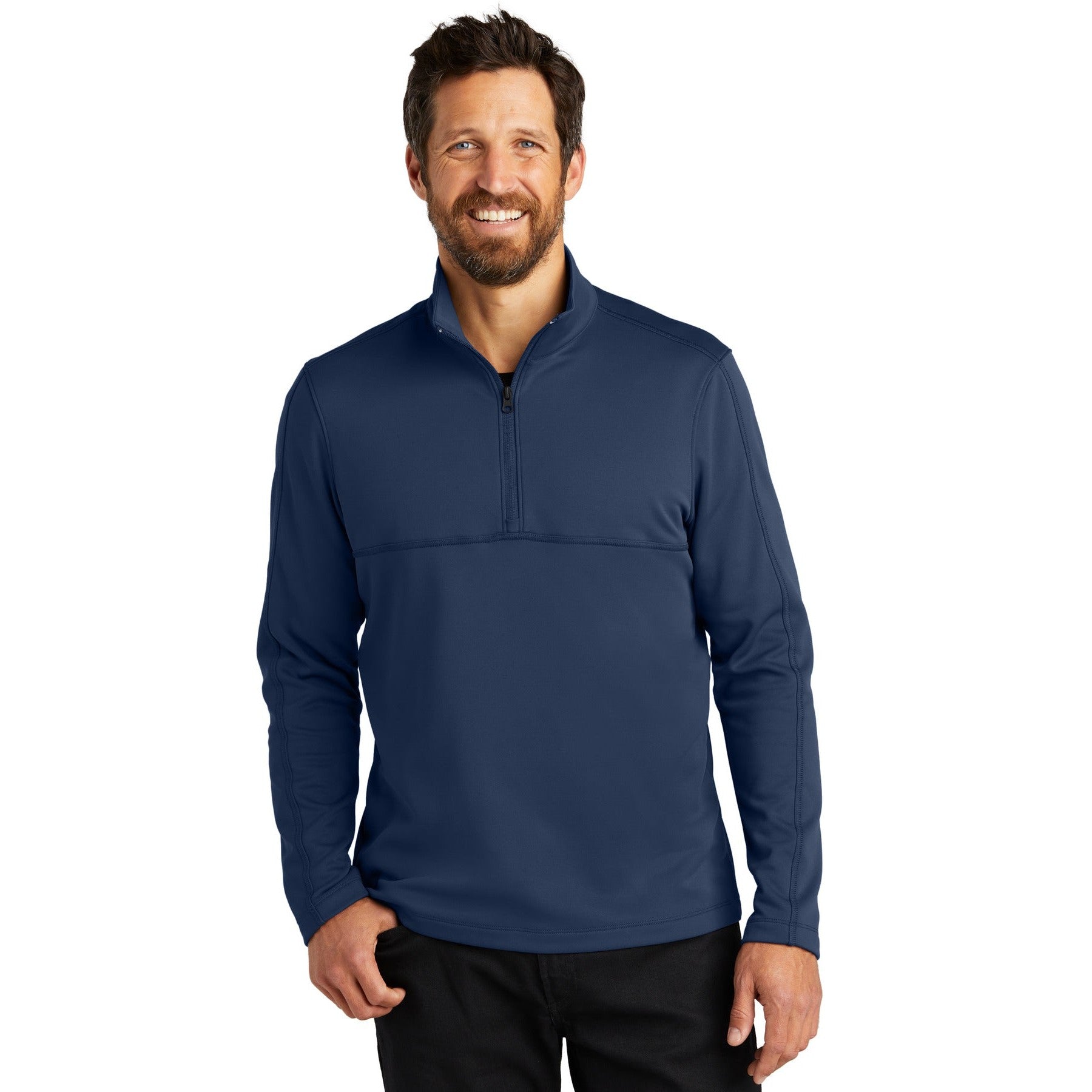 Port Authority-Port Authority® Smooth Fleece 1/4-Zip F804-MedTech-3
